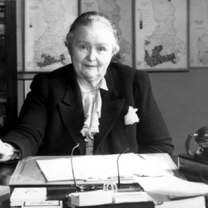 Yleisradio Oy:n pääjohtaja Hella WUOLIJOKI 22.5.1945