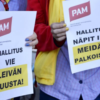 Ulosmarssi Lahdessa.