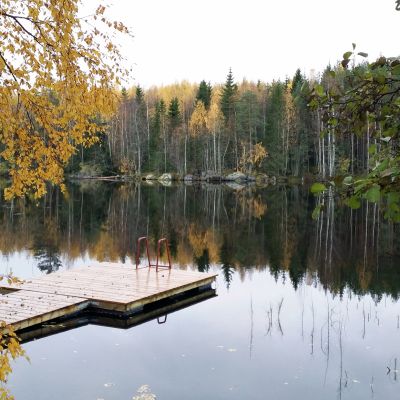 Aila ja Olli Holmstedtin ranta.