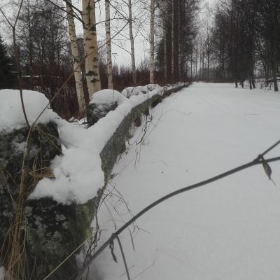 Vanha Vaasantie Laihian Hulmilla.