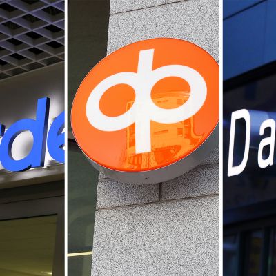 Nordea OP Danske Bank -logot