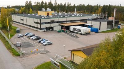 KWH Mirkas fabrik i Bäljars industriområde i Karis.