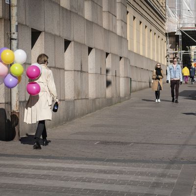 Aleksi vappuaattoiltana.