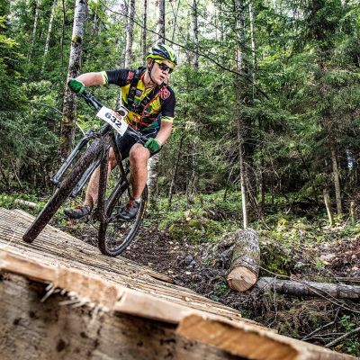 Ensimmäinen Vaarojen MTB -maastopyörätapahtuma järjestettiin Lieksan Kolilla kesällä 2019.