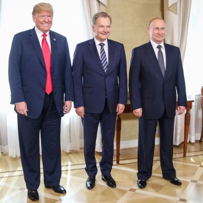 Donald Trump, Vladimir Putin ja Sauli Niinistö