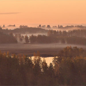 Syysaamu Itäisen Suomenlahden saaristossa.