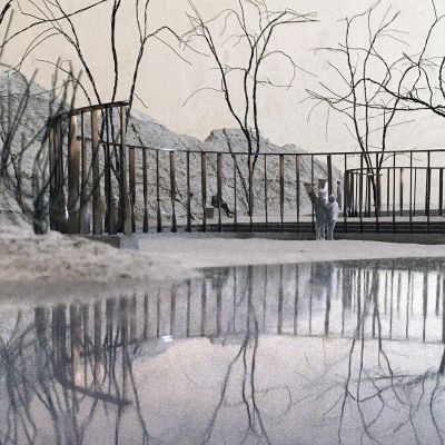 Tietokonemallinnus 77 henkeä vaatineen tragedian muistomerkistä.
