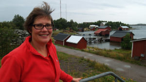 Turismföretagare på Utö, Hanna Kovanen berättar att många kunder hör av sig till henne och är oroliga över att inte få plats på fartyget Bild av Hanna Kovanen på Utö
