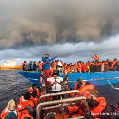 Flyktingar på Medelhavet