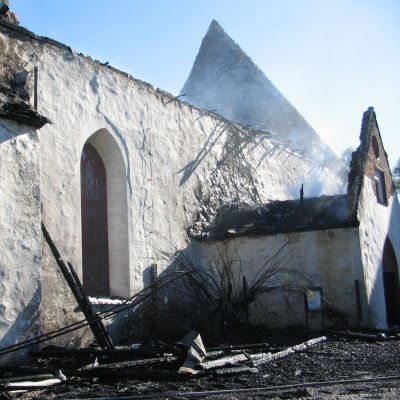branden i Borgå domkyrka