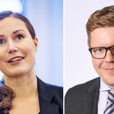 Sanna Marin ja Antti Lindtman