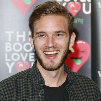 Ruotsalainen Youtube-tähti PewDiePie eli Felix Kjellberg.