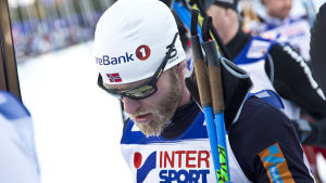 Det var hängnacke på Martin Johnsrud Sundby efter en till VM-miss. Martin Johnsrud Sundby.