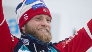 Martin Johnsrud Sundby tog sist och slut en klar seger. Martin Johnsrud Sundby var med om att vinna VM-guld i stafetten.