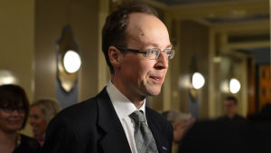 Sannfinländarnas Jussi Halla-aho överväger ifall han blir tillfrågad. Jussi Halla-aho (Sannf)