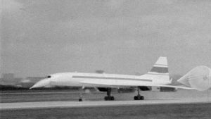 Concorde laskeutuu