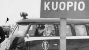 Poliisiauto Kuopiossa