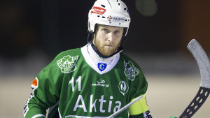Andreas Flinck är Akilles bästa målskytt i vinter. Andreas Flinck, Akilles, januari 2015.