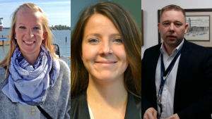 Sandra Bergqvist, Ida Schauman och Niklas Guseff. Sandra Bergqvist, Ida Schauman och Niklas Guseff.