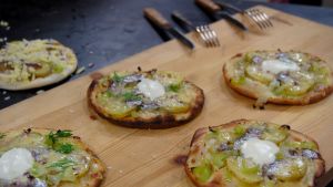 Potatispizza fungerar utmärkt som nattmat Potatispizza fungerar utmärkt som nattmat