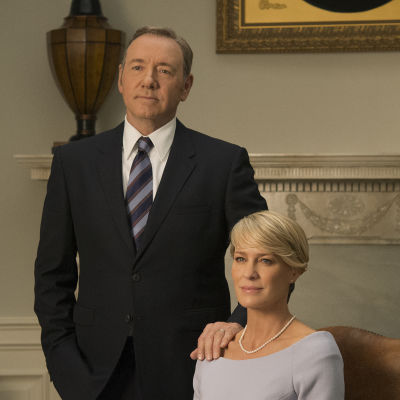 Kevin Spacey och Robin Wright i House of Cards