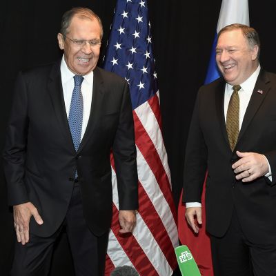 Sergei Lavrov ja Mike Pompeo.
