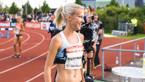 Camilla Richardsson satte sitt personliga rekord i GP-tävlingen i Joensuu i somras. Camilla Richardsson.