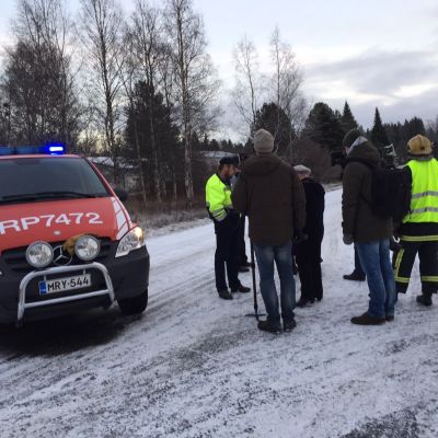 Området är avspärrat.