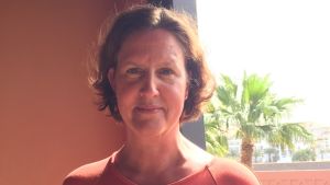 Harriet Strandvik hoppas att ingen i familjen bär på viruset och kommer hem snarast Harriet Strandvik.