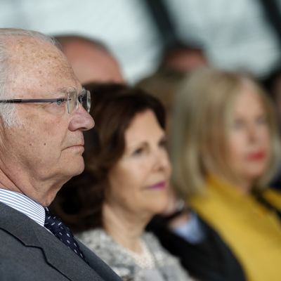 Ruotsin kuningas Kaarle XVI Kustaa ja kuningatar Silvia.