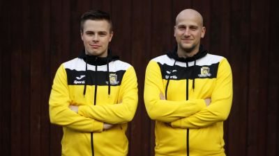 Andre Artzén och Niklas Malm i Sportmåndag 28.9.2015