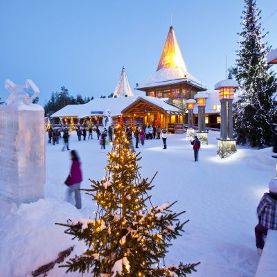 Joulupukin Pajakylä Rovaniemellä.