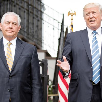 Rex Tillerson ja Donald Trump