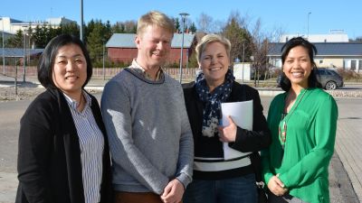 Fanny Shi, Benjamin Donner, Maija Pirvola och Tri Börman