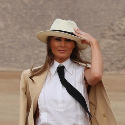 Melania Trump vierailullaan Egyptissä.