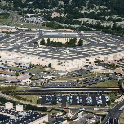 Yhdysvaltain puolustusministeriö Pentagon ulkoapäin.