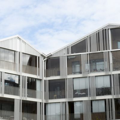 Kerrostalo Helsingissä.