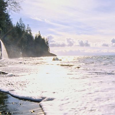 Näkymä Vancouverin rannikolta.
