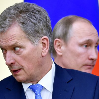 Presidentit Sauli Niinistö ja Vladimir Putin tapasivat Moskovassa 22. maaliskuussa.