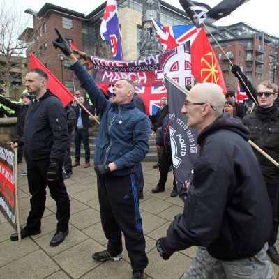 "White Man March" Newcastlessa 2015.