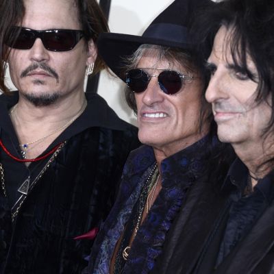Johnny Depp, Joe Perry ja Alice Cooper.