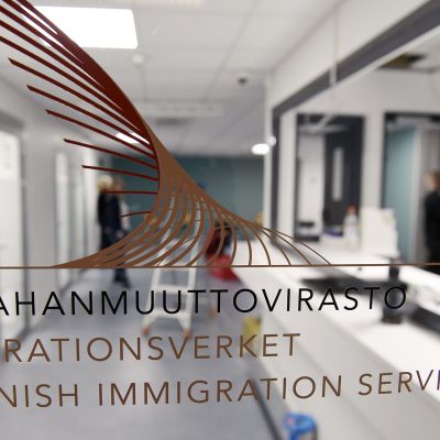 Maahanmuuttoviraston palvelupiste.