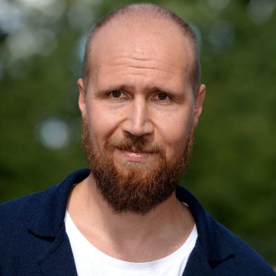 Vihreiden puheenjohtaja Touko Aalto.