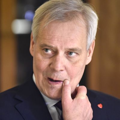 Antti Rinne lehdistötilaisuudessa Moskovassa 25. marraskuuta.