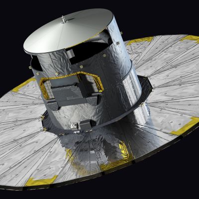 Gaia-teleskooppi taiteilijan näkemyksenä.