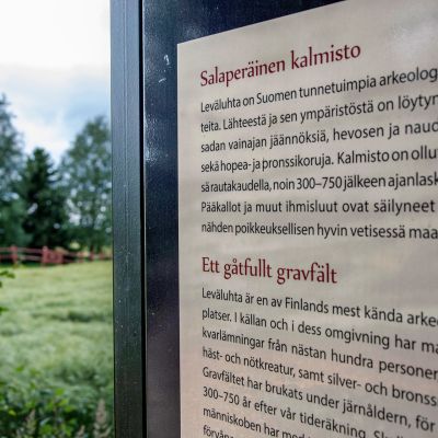 Leväluhdan kalmisto Isossakyrössä.