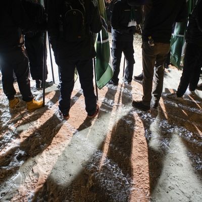 Uusnatsien järjestämä ”Kohti vapautta” mielenilmaus.