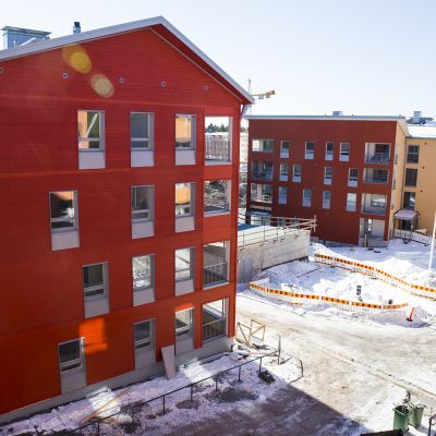 Kuninkaantammen puukerrostalo