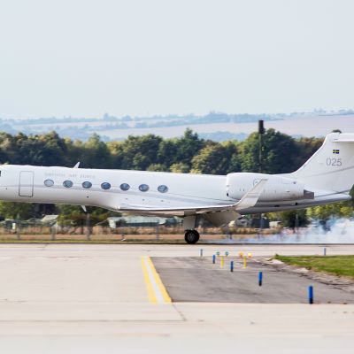 Ruotsin ilmavoimien Gulfstream G550 matkustajakone