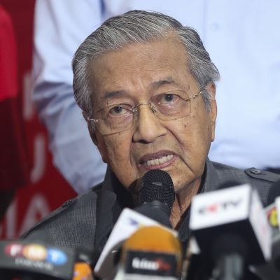 Malesian pääministeri Mahathir Mohamad
